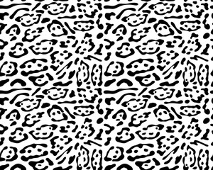 Seamless pattern of skin of leopard, illustration