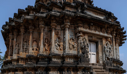 Sri Vidyashankar Temple in memory of pontiff Sri Vidyashankar in Sringeri, India.