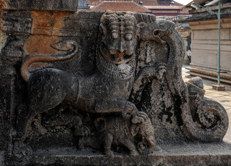 Sri Vidyashankar Temple in memory of pontiff Sri Vidyashankar in Sringeri, India.
