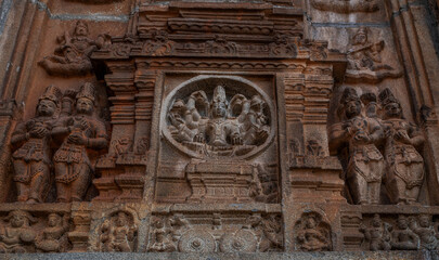 Sri Vidyashankar Temple in memory of pontiff Sri Vidyashankar in Sringeri, India.