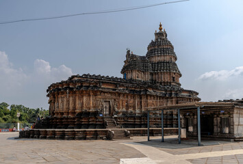Sri Vidyashankar Temple in memory of pontiff Sri Vidyashankar in Sringeri, India.