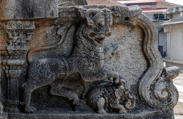 Sri Vidyashankar Temple in memory of pontiff Sri Vidyashankar in Sringeri, India.