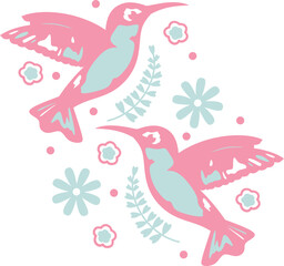 Hummingbird Vector Graphic