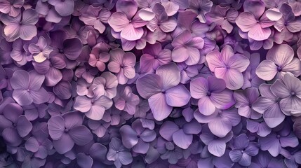 Fototapeta premium Purple Lila Floral Wall Art