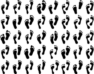 Black footprints 