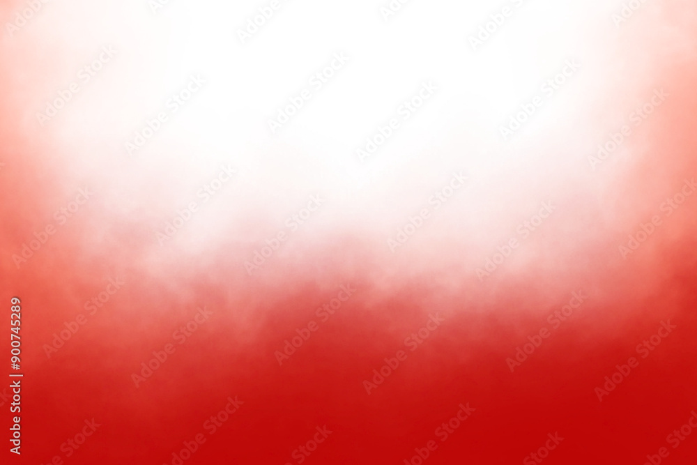 Wall mural red smoke isolated on transparent background. floating fog texture in red color. abstract smoke effe