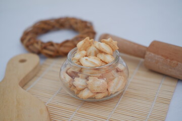 Kue Sagu Keju or Cheese Sago Cookies is Indonesian Traditional Cookies made from combination of sago flour and coconut milk