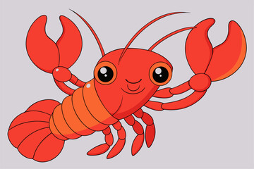 Realistic Lobster Vector Illustration for Graphic Design Projects – High-Quality, Detailed, and Versatile Artwork
