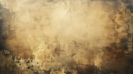 A distressed textured background featuring warm earthy tones and subtle imperfections for creative projects and design use. 