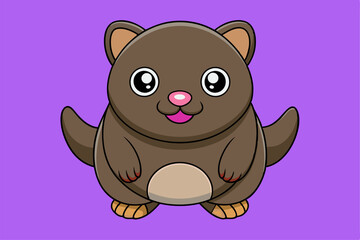 Adorable Mole Vector Graphic For Web And Print. Premium Mole Illustration Featuring Cute Design Perfect For Websites, Print Materials, Digital Content, And Creative Projects