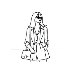 woman wearing Fashion Preppy