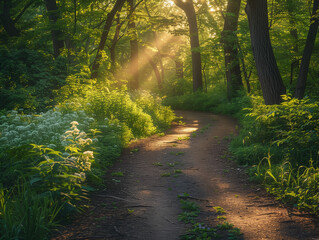 Fototapeta premium Path in the forest