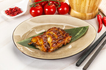 Grilled eel with unagi sauce