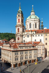 Fototapeta premium Due to its monumentality and demanding architectural and artistic processing, it is sometimes considered the most artistically significant Baroque building in Prague.