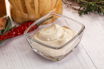 Burger sauce in the bowl