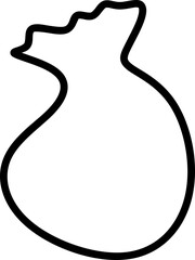 Money Sack Vector Graphic 