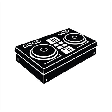 recommend clip art: DJ console vector