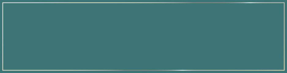 matte ocean blue background with border looks like a frame. flat backdrop in half banner size empty for text