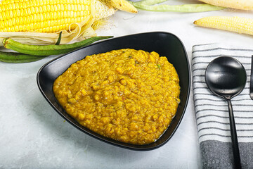 Vegan cuisine - Indian soup daal