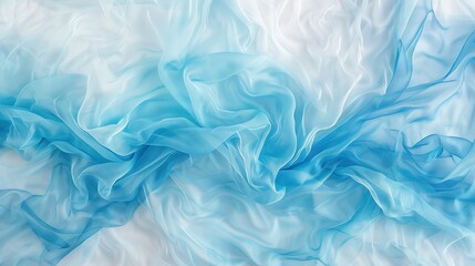 Obraz premium Blue and White Swirls on White Background