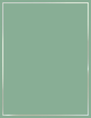 matte ocean blue background with border looks like a frame. flat backdrop in vertical empty for text