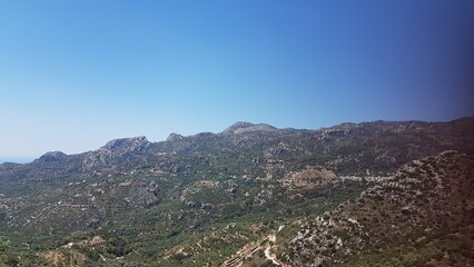 view of the mountains