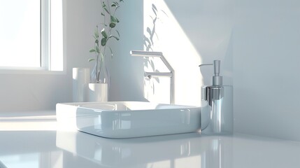 kitchen sink and white marble