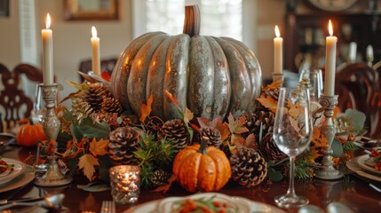 Festive Pumpkin: Celebrating Thanksgiving with Seasonal Decor