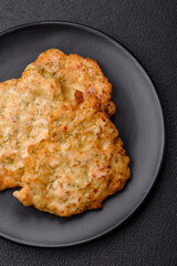 Delicious fried pork or chicken chops breaded with salt and spices