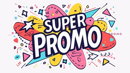 Super promo is a colorful
