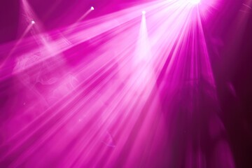 A bright pink light is shining through a purple background