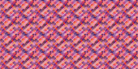 Abstract geometric pattern with pink, orange, and purple hues, perfect for modern and vibrant designs. 
