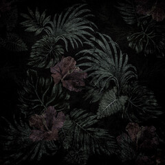 Tło Roślinne Tropical © percom