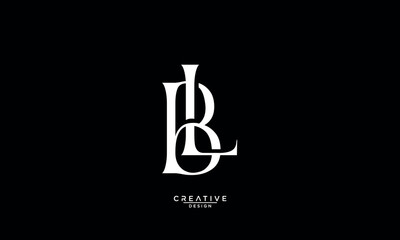 BL, LB, B, L, Abstract Letters Logo Monogram
