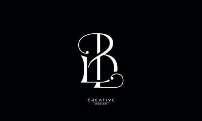 BL, LB, B, L, Abstract Letters Logo Monogram