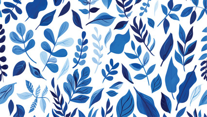 Seamless floral pattern with abstract elements in a tropical botanical composition. Modern Matisse minimal style, perfect for floral posters, invites, greeting cards, or invitation designs. Vector.