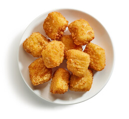 fried fish fillet nuggets