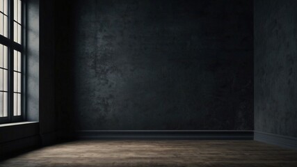 Background features a minimalist design with seamless HD quality, showcasing a simple, dark concrete wall. The surface is smooth and untextured, presenting a contemporary, industrial aesthetic with a 