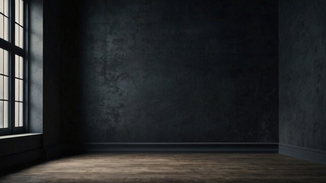 Background features a minimalist design with seamless HD quality, showcasing a simple, dark concrete wall. The surface is smooth and untextured, presenting a contemporary, industrial aesthetic with a 