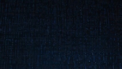 Banner featuring a minimalist, seamless HD quality wallpaper with a dark blue background, subtly enhanced by a light digital matrix. Perfect for creating a sleek and modern visual with ample copyspace