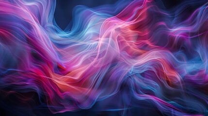 Fototapeta premium Abstract Colorful Smoke Waves