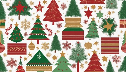 Christmas decorations and gifts, background for new year celebrations, winter fairy tale