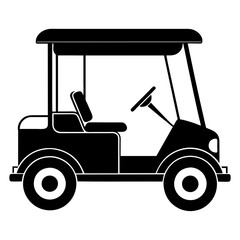illustration of golf car