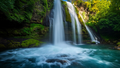 waterfall in the woods