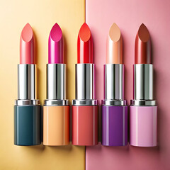 Obraz premium Mockup template beauty cosmetics products