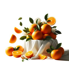 Obraz premium Fresh Juicy Oranges Vibrant Citrus Fruit for Health and Nutrition High Quality Stock Photo