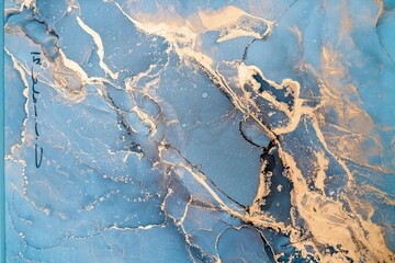 Original artwork photo of marble ink abstract art. High resolution photograph from exemplary original painting. Abstract painting was painted on HQ paper texture to create smooth marbling pattern.
