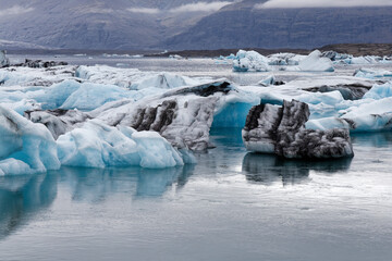 Obraz premium ice on the river