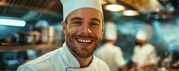 Sous chef assisting in the kitchen