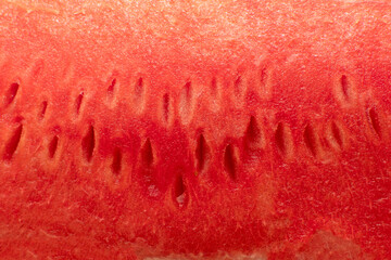 Close up of a watermelon pulp
